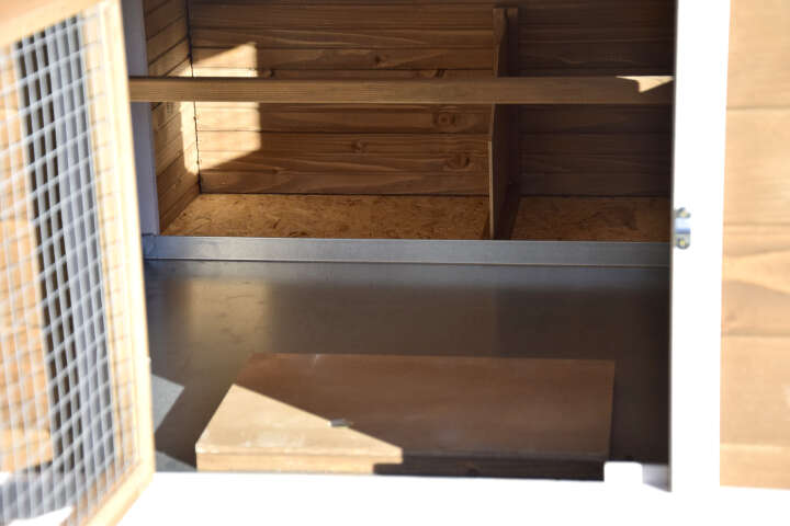 dobar Hühnerstall mit Gehege, Salatbeet, Legebox